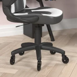 Flash Furniture X10 Gaming Chair Racing Office Computer PC Adjustable Chair With Flip-up Arms And Transparent Roller Wheels -Flash Furniture GUEST b49e5e1d 117c 4aa0 806a b0d86e352799