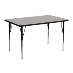 Flash Furniture 24''W X 48''L Rectangular HP Laminate Activity Table - Standard Height Adjustable Legs 9 Flash Furniture 24''W X 48''L Rectangular HP Laminate Activity Table - Standard Height Adjustable Legs -Flash Furniture GUEST b4cdfe64 d3a0 4ed4 8e25 66126a730a22