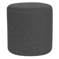Flash Furniture Barrington Taut Upholstered Round Ottoman Pouf -Flash Furniture GUEST b4df866e 560b 4369 9f2e 283568c81b41