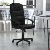 Flash Furniture Nora High Back Black LeatherSoft Executive Swivel Office Chair With Arms -Flash Furniture GUEST b800d496 c136 42c2 a489 70bd22835867
