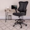 Flash Furniture High Back Designer Black Mesh Drafting Chair With LeatherSoft Sides And Adjustable Arms 2 Flash Furniture High Back Designer Black Mesh Drafting Chair With LeatherSoft Sides And Adjustable Arms -Flash Furniture GUEST b9755ece b772 4caf 9e0b 7ec7373be183