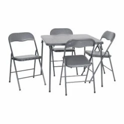 Flash Furniture 5 Piece Folding Card Table And Chair Set -Flash Furniture GUEST badfcbc0 c41d 4f9b bb58 c921f29d10ef