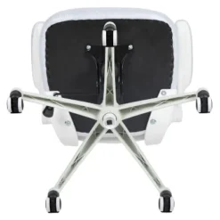 Flash Furniture Mid-Back White Mesh Swivel Ergonomic Task Office Chair With White Frame And Flip-Up Arms -Flash Furniture GUEST bb499171 853f 450c a098 3dfff4b90efe