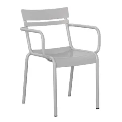 Flash Furniture Nash Commercial Grade Steel Indoor-Outdoor Stackable Chair With 2 Slats And Arms -Flash Furniture GUEST bdd3e844 82fc 4d49 88f6 3c491333b832