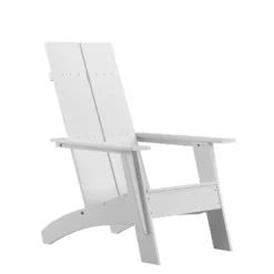 Flash Furniture Sawyer Modern All-Weather Poly Resin Wood Adirondack Chair -Flash Furniture GUEST be837f7b 62c4 4d67 b34c 83057ff062ec