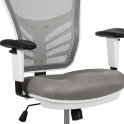 Flash Furniture Mid-Back Mesh Ergonomic Drafting Chair With Adjustable Chrome Foot Ring, Adjustable Arms -Flash Furniture GUEST beaaa2cf e055 4ca8 85e0 cde585448bf4