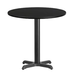 Flash Furniture 30'' Round Laminate Table Top With 22'' X 22'' Table Height Base -Flash Furniture GUEST bed65cdf f99e 4cdf be46 9f9546d7778a