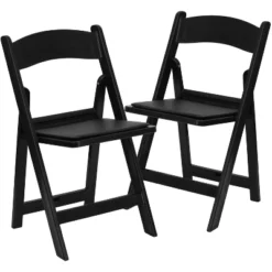 Flash Furniture Hercules™ Folding Chair - Resin– 2 Pack 1000LB Weight Capacity Event Chair -Flash Furniture GUEST c02f5cbb 97ad 4894 8f36 8d8c134b9d74