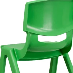 Flash Furniture 2 Pack Green Plastic Stackable School Chair With 15.5" Seat Height -Flash Furniture GUEST c26cc37e 7327 4bdf aea8 f2ad9f6570d6