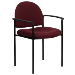 Flash Furniture Comfort Stackable Steel Side Reception Chair With Arms -Flash Furniture GUEST c3b915c2 9145 486f 9209 91bae3c3c871