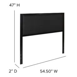 Flash Furniture Melbourne Metal Upholstered Headboard - Modern Headboard -Flash Furniture GUEST c4750e06 7268 4117 b96b 2ffeb572f03d