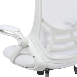 Flash Furniture Porter High Back White Mesh Ergonomic Swivel Office Chair With White Frame And Flip-up Arms -Flash Furniture GUEST c6ab7926 1cb7 4930 9518 72ba542f4e0a