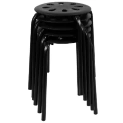 Flash Furniture Plastic Nesting Stack Stools, 17.5"Height (5 Pack) 21 Flash Furniture Plastic Nesting Stack Stools, 17.5"Height (5 Pack) -Flash Furniture GUEST c6ce18f6 0edf 4b87 b33e f4a54e66ca1d