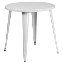 Flash Furniture Commercial Grade 30" Round Metal Indoor-Outdoor Table -Flash Furniture GUEST c6dd6f16 9e0f 4a15 ad2e 03e487337a6a
