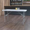 Flash Furniture 4-Foot Granite White Plastic Folding Table -Flash Furniture GUEST c7cd86ba 9efe 46dd 810d 85f775f17197 1