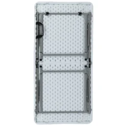 Flash Furniture 4-Foot Height Adjustable Bi-Fold Granite White Plastic Folding Table -Flash Furniture GUEST c859d099 93ca 42e6 975c 0be55fb38909