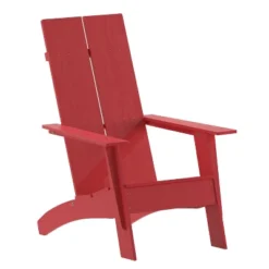 Flash Furniture Sawyer Modern All-Weather Poly Resin Wood Adirondack Chair -Flash Furniture GUEST cb8a075d 4470 4378 8809 3815aa7351fb