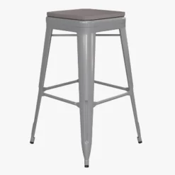 Flash Furniture Cierra Set Of 4 Commercial Grade 30" High Backless Metal Indoor Bar Height Stools With All-Weather Poly Resin Seats 26 Flash Furniture Cierra Set Of 4 Commercial Grade 30" High Backless Metal Indoor Bar Height Stools With All-Weather Poly Resin Seats -Flash Furniture GUEST cc8d34e1 1ffc 494c 9f21 1b32bd7f6a3a