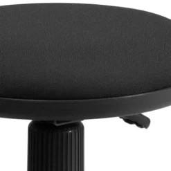 Flash Furniture Black Ergonomic Stool With Foot Ring -Flash Furniture GUEST d04c886f 3d1e 45b0 9428 d7ea83ceed50