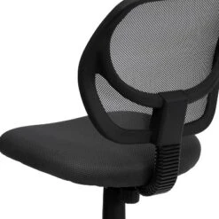 Flash Furniture Low Back Gray Mesh Swivel Task Office Chair With Curved Square Back -Flash Furniture GUEST d058615b f1ce 4615 ad6e 1929bf18d402