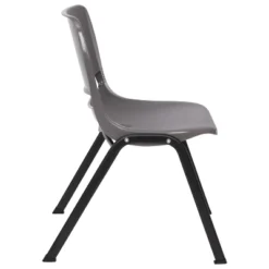 Flash Furniture HERCULES Series 661 Lb. Capacity Gray Ergonomic Shell Stack Chair With Black Frame And 16'' Seat Height, Set Of 5 20 Flash Furniture HERCULES Series 661 Lb. Capacity Gray Ergonomic Shell Stack Chair With Black Frame And 16'' Seat Height, Set Of 5 -Flash Furniture GUEST d21a3380 fb9c 410f ace2 a3cf85df911a