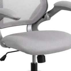 Flash Furniture Mid-Back Mesh Swivel Ergonomic Task Office Chair With Gray Frame And Flip-Up Arms 17 Flash Furniture Mid-Back Mesh Swivel Ergonomic Task Office Chair With Gray Frame And Flip-Up Arms -Flash Furniture GUEST d3c63b19 6c94 433e b403 ed478c564bcc