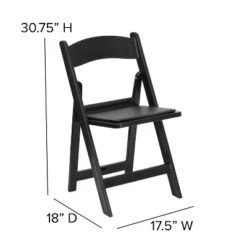 Flash Furniture Hercules™ Folding Chair - Resin– 4 Pack 1000LB Weight Capacity Event Chair -Flash Furniture GUEST d441123f b871 4e36 9a3e 3f1fb135d3ea