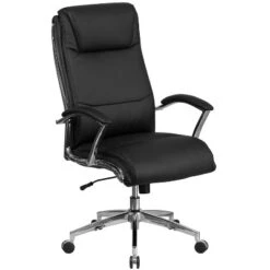 Flash Furniture High Back Designer Smooth Upholstered Executive Swivel Office Chair With Chrome Base And Arms -Flash Furniture GUEST d4869522 5599 4abe 934b fa577ce04e28