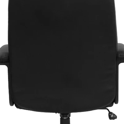 Flash Furniture Hansel High Back Black LeatherSoft Executive Swivel Office Chair With Arms 7 Flash Furniture Hansel High Back Black LeatherSoft Executive Swivel Office Chair With Arms - Image 5