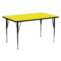 Flash Furniture 24''W X 60''L Rectangular HP Laminate Activity Table - Standard Height Adjustable Legs -Flash Furniture GUEST d5bc2ab9 0eea 485e 8138 b510a8953285