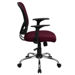 Flash Furniture Mid-Back Mesh Swivel Task Office Chair With Chrome Base And Arms -Flash Furniture GUEST d5ef1421 b0cb 4cb1 a7d9 255ec2791256