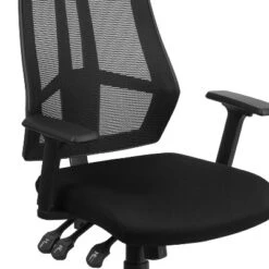 Flash Furniture High Back Black Mesh Multifunction Swivel Ergonomic Task Office Chair With Adjustable Arms -Flash Furniture GUEST d61e02ce fa8f 406a 92a1 4bbbbdd66d2c