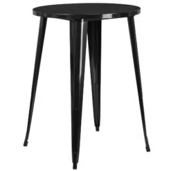 Flash Furniture Commercial Grade 30" Round Metal Indoor-Outdoor Bar Height Table -Flash Furniture GUEST d8337d78 9a9b 4858 98c0 ebe1c3f65b6b
