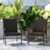Flash Furniture Maxim Indoor/Outdoor Wicker Dining Chairs With Fade & Weather-Resistant Steel Frames For Patio And Deck 1 Flash Furniture Maxim Indoor/Outdoor Wicker Dining Chairs With Fade & Weather-Resistant Steel Frames For Patio And Deck -Flash Furniture GUEST d953f966 c0e8 410c 8f92 2eee66f96990