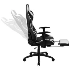 Flash Furniture Gaming Desk And Footrest Reclining Gaming Chair Set With Cup Holder, Headphone Hook & 2 Wire Management Holes -Flash Furniture GUEST d9aaaf54 ff28 4355 a679 ee4b71962192