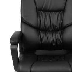 Flash Furniture Flash Fundamentals Big & Tall 400 Lb. Rated LeatherSoft Swivel Office Chair With Padded Arms -Flash Furniture GUEST da564142 0700 4641 a363 b073c8112a18