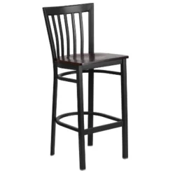 Flash Furniture Black School House Back Metal Restaurant Barstool -Flash Furniture GUEST dabbb01d 6394 4c14 a6f7 529891c3d4f9