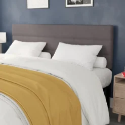 Flash Furniture Paxton Channel Stitched Upholstered Headboard, Adjustable Height From 44.5" To 57.25" -Flash Furniture GUEST dc05e073 6ac3 4bec 86a9 6eb6be7a2881