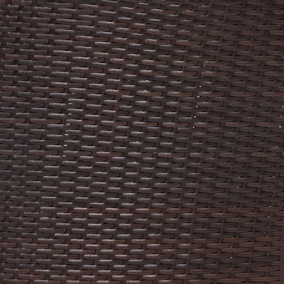 Flash Furniture Maxim Indoor/Outdoor Wicker Dining Chairs With Fade & Weather-Resistant Steel Frames For Patio And Deck 4 Flash Furniture Maxim Indoor/Outdoor Wicker Dining Chairs With Fade & Weather-Resistant Steel Frames For Patio And Deck - Image 2