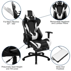 Flash Furniture Gaming Desk And Footrest Reclining Gaming Chair Set With Cup Holder, Headphone Hook, And Monitor/Smartphone Stand 18 Flash Furniture Gaming Desk And Footrest Reclining Gaming Chair Set With Cup Holder, Headphone Hook, And Monitor/Smartphone Stand -Flash Furniture GUEST dedabf6f eb6c 45e4 89f6 b536f0e87407