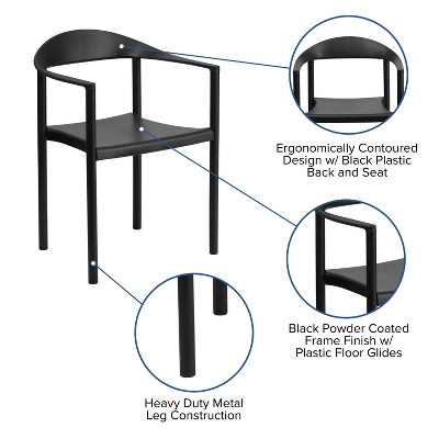 Flash Furniture HERCULES Series 1000 Lb. Capacity Plastic Cafe Stack Chair 11 Flash Furniture HERCULES Series 1000 Lb. Capacity Plastic Cafe Stack Chair - Image 9