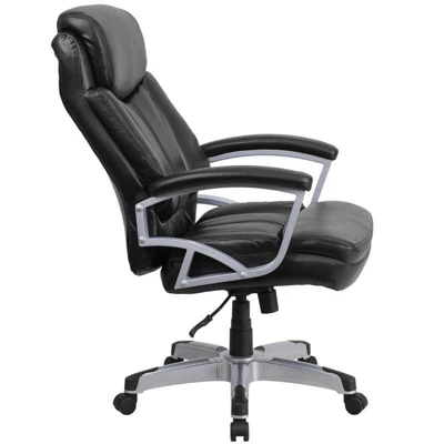 Hercules Series Big & Tall Executive Swivel Office Chair Black Leather - Flash Furniture 3 Hercules Series Big & Tall Executive Swivel Office Chair Black Leather - Flash Furniture