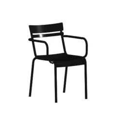 Flash Furniture Nash Commercial Grade Steel Indoor-Outdoor Stackable Chair With 2 Slats And Arms -Flash Furniture GUEST e029c006 c060 4a54 b6b3 77c5eade5240