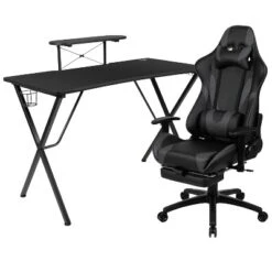 Flash Furniture Gaming Desk And Footrest Reclining Gaming Chair Set With Cup Holder, Headphone Hook, And Monitor/Smartphone Stand 28 Flash Furniture Gaming Desk And Footrest Reclining Gaming Chair Set With Cup Holder, Headphone Hook, And Monitor/Smartphone Stand -Flash Furniture GUEST e1c947e8 505a 4ab7 aae4 99e0c9f78e53