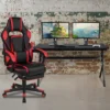 Flash Furniture Gaming Desk With Cup Holder/Headphone Hook/Removable Mousepad Top & Reclining Back/Arms Gaming Chair With Footrest -Flash Furniture GUEST e203b55d 750f 494c 9e71 674a5c641c5b