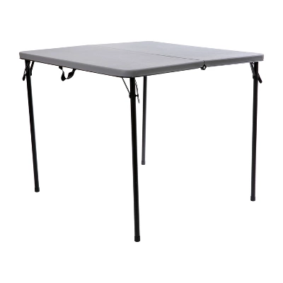 Flash Furniture 2.83-Foot Square Bi-Fold Plastic Folding Table With Carrying Handle 15 Flash Furniture 2.83-Foot Square Bi-Fold Plastic Folding Table With Carrying Handle - Image 13
