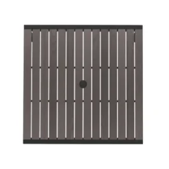 Flash Furniture Lark Outdoor Dining Table With Synthetic Gray Wash Teak Poly Slats - 35" Square Steel Framed Restaurant Table With Umbrella Hole 15 Flash Furniture Lark Outdoor Dining Table With Synthetic Gray Wash Teak Poly Slats - 35" Square Steel Framed Restaurant Table With Umbrella Hole -Flash Furniture GUEST e30b362b 4f91 47aa 92ac 08f0c209bf8c