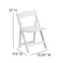 Flash Furniture 10 Pack Kids White Resin Folding Event Party Chair With Vinyl Padded Seat -Flash Furniture GUEST e3dd344f f13d 4d40 a515 6f912b8a5a07