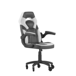 Flash Furniture X10 Gaming Chair Racing Office Computer PC Adjustable Chair With Flip-up Arms And Transparent Roller Wheels -Flash Furniture GUEST e415fb23 185c 4087 8383 3b59bff98916