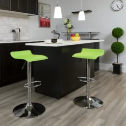 Flash Furniture Contemporary Vinyl Adjustable Height Barstool With Solid Wave Seat And Chrome Base 28 Flash Furniture Contemporary Vinyl Adjustable Height Barstool With Solid Wave Seat And Chrome Base -Flash Furniture GUEST e61b9aa1 dc8d 4b23 a79a 8d6e01fd0854